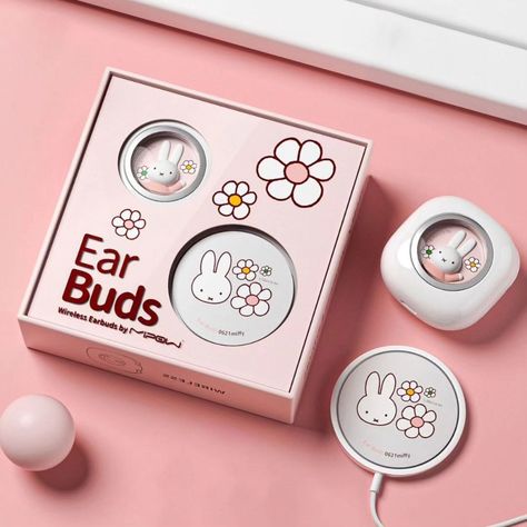 ⋆˚࿔ Miffy earbuds 𝜗𝜚˚⋆ Price- 3899 including all charges Dm to order Imported Takes 4-7 weeks to deliver once preorders submitted . . . #miffyplush #miffylover #miffystyle #miffy #earbuds #earbudswireless #shopsmall Cute Headphones, Cute Products, Wireless Charging Pad, Bluetooth Headphones Wireless, Earphone Case, Portable Charger, Sweat Proof, Bluetooth Headset, Natural Shapes