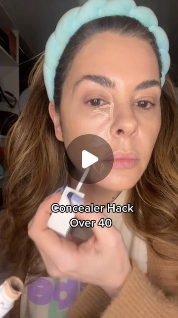 Erica Taylor on Instagram: "Fun repost concealer hack - I had seen a version of this hack while scrolling a year ago and decided to try it out on mature skin in our hollows and it works!! It’s pulling out the shadows that brings the look of the hollows out - basically it’s a makeuo filler!! #matureskin #makeupover40 #over40 #viralhacks #makeuphacks #concealer #concealertutorial #concealerhacks #mua #fillers #undereyesfiller #makeuplift #fyp" Concealer Tips How To Apply Over 40, How To Apply Makeup Over 40, Best Concealer For Over 40, Concealer Hacks, Concealer Tips How To Apply, Concealer Tricks, Drugstore Concealer, Makeup Over 40, Makeup Advice