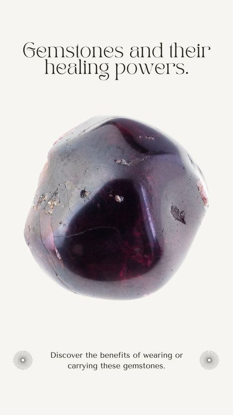 With its vibrant red color, garnet symbolizes strength, passion and commitment, and most importantly, garnet is the birthstone of Capricorn and January. Power Of Universe, Zodiac Gemstones, Aquarius Jewelry, Libra Jewelry, Gemini Jewelry, Best Healing Crystals, Meaningful Gifts For Her, Pearl Jewelry Gift, Jewelry Gift Guide