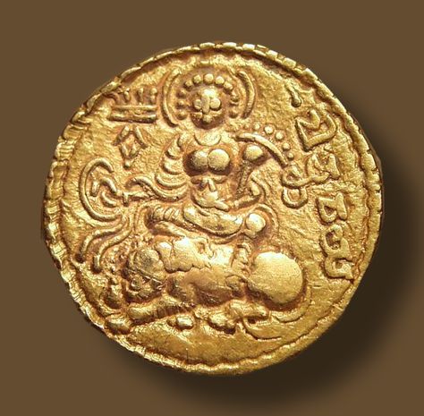 It is said that it was in 250 BCE that the first mention of Goddess Mahalakshmi was made evolving into the form as seen today.   Various coins with her image were seen in the Gupta period and later in the Chalukya, Rashtrakuta, Shilahara and Yadava dynasties.   Stone inscriptions in Kolhapur describe Goddess Mahalakshmi as Simhavahini and grants given by King Prabhu, who was a devotee of the Goddess, are recorded in these inscriptions. Chalukya Dynasty, Goddess Mahalakshmi, Ancient History Facts, Mens Glasses Frames, Ancient Coins, The Goddess, History Facts, Ancient History, Mens Glasses