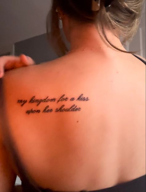 Jeff Buckley Inspired Tattoo, My Kingdom For A Kiss Upon Her Shoulder, Jeff Buckley Lover You Should, Thought Daughter Tattoos, Jeff Buckley Grace Tattoo, John Waters Tattoo, Lover You Should've Come Over Tattoo, Literature Tattoo Ideas, Grace Jeff Buckley Tattoo