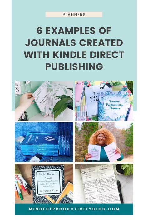 Thinking about self-publishing your own journal, planner, or workbook? Kindle Direct Publishing or KDP is a great way to get your planner out into the world for minimal cost! Take a look at some of these gorgeous journals and planners that students have created that now sell around the world! #selfpublishing #kindledirectpublishing #planners #productivity Publish A Book, Journal Business, Amazon Publishing, Amazon Kindle Direct Publishing, Kindle Publishing, Print Journal, Kindle Direct Publishing, Custom Journals, Kickstarter Campaign