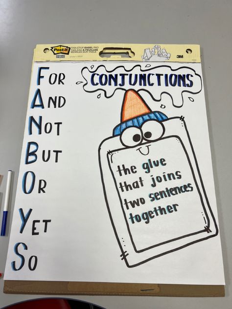 Anchor Charts For 3rd Grade, 2nd Grade Grammar Anchor Charts, 2nd Grade Reading Anchor Charts, Fanboy Anchor Chart, Immigration Anchor Chart, Writing Anchor Charts 5th Grade, Conjunctions Anchor Chart 3rd Grade, Eld Classroom Decorations, Grade 3 Anchor Charts