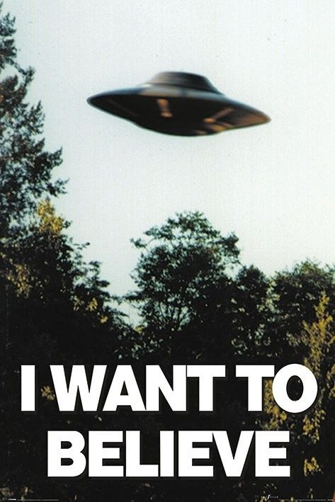 I Want To Believe, 11x17 Poster, Between Two Worlds, Aliens And Ufos, Gillian Anderson, Arte Fantasy, X Files, Room Posters, Firefly