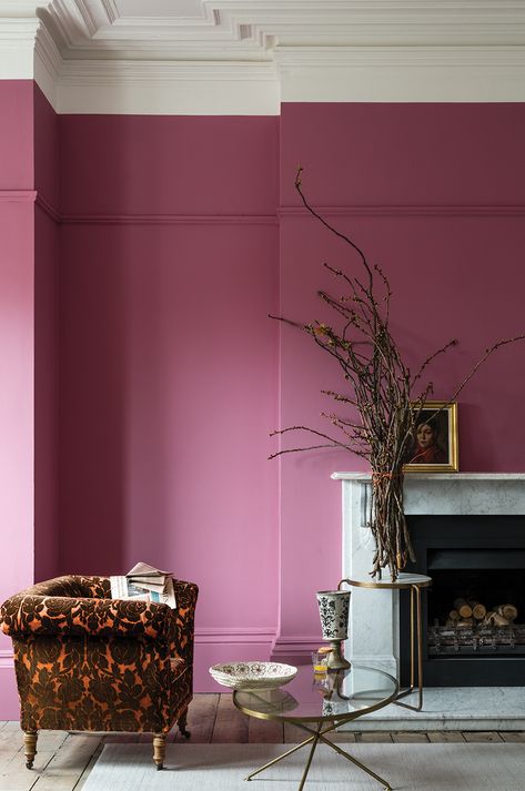 How to choose the perfect pink paint — The Pink House Festival Of Colours, Pink Paint Colors, Holi Festival Of Colours, Wooden Window Frames, Annie Sloan Paints, Farrow And Ball Paint, Farrow And Ball, Go Pink, Black Pigment