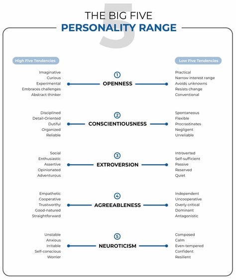 Ocean Personality Traits, Ocean Personality, Big Five Personality Traits, Personality Assessment, Coaching Skills, Focus On Me, Personality Test, Self Conscious, Personality Traits