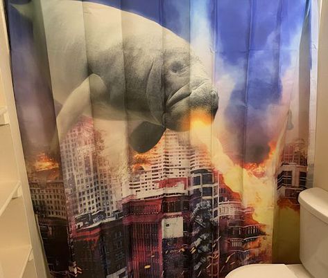 Funny Shower Curtains, Cool Shower Curtains, Scandinavian Nursery, College Apartment Decor, Time Kids, So Funny, Dream Rooms, Curtains Bedroom, Bathroom Curtains