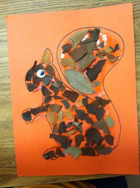 Leaf Squirrel, Pre K Squirrel Craft, Squirrel Scouts, Squirrel Craft Preschool, Preschool Squirrel Craft, Squirrel Art Preschool, Squirrel Art For Kids, Squirrel Crafts Preschool, Acorn Crafts Preschool