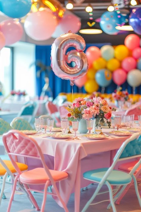 Charming 6th Birthday Party Ideas for Girls Sweet 6 And Sassy Party Ideas, 6th Bday Party Ideas Girl, Simple Birthday Party Ideas For Kids, So Sweet Birthday Party, 6th Birthday Party Ideas, Sweet Birthday Party, Girls Birthday Party Ideas, Simple Birthday Party, Party Ideas For Girls