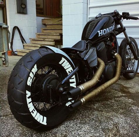 Maybe, if you get rid of the Honda logo. Honda Shadow Bobber, Moto Bobber, Shadow Bobber, Motos Bobber, Honda Bobber, Soichiro Honda, Moto Scrambler, Мотоциклы Cafe Racers, Motos Honda