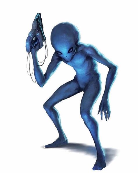 Gray Alien Art, Grey Alien Concept Art, Starwars Creatures, Grey Aliens, Alien Soldier, Gray Alien, Magical Monster, Alien Technology, Sci Fi Rpg