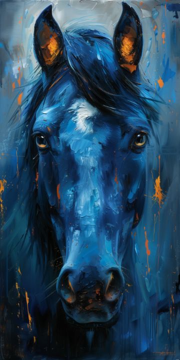 Horse painting consists of beauty - Maxleron Animal Painting Aesthetic, 3d Horse Painting, Abstract Horses Acrylic, Painting Ideas On Canvas Horse, Diy Horse Painting, Most Famous Paintings Top 10, Easy Horse Paintings For Beginners, Blue Horse Painting, Unicorn Art Painting