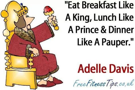 For sure! Breakfast Like A King, Breakfast Quotes, Motivational Fitness Quotes, Calorie Count, Fun Online Games, Motivational Fitness, My Breakfast, Motivational Images, A Prince