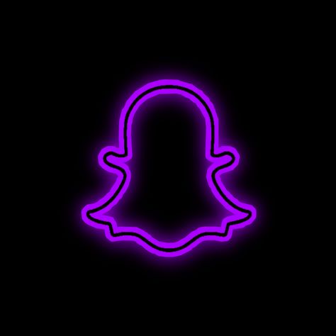 Neon Purple And Black App Icons, Neon Purple Snapchat Icon, Neon Purple Facetime Icon, Purple Neon App Logos, Snapchat Logos, Neon Purple Icons, Purple Neon App Icons, Purple Snapchat Icon, Neon Purple Aesthetic Icon