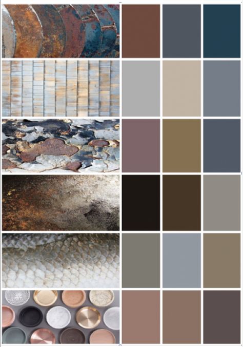 industrial colour palette Industrial Style Color Palette, Industrial Kitchen Colors Palette, Industrial Design Color Palette, Colour Palette Industrial, Industrial Bedroom Color Palette, Color Schemes Industrial Colour Palettes, Industrial Interior Design Color Palette, Industrial Colour Scheme, Industrial Palette Color