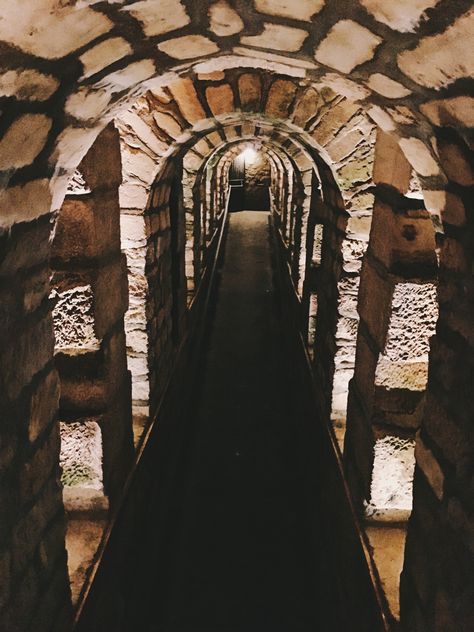 France Catacombs, Catacombs Aesthetic, Weird Places, Trap Door, Paris France Travel, Heaven And Hell, France Travel, Travel Bucket List, Train Station