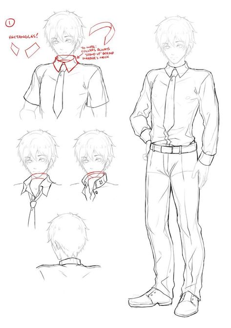 Collar Shirt Reference, Shirt Drawing Reference, Clothes Folds, Shirt Reference, Draw Clothes, Male Figure Drawing, Manga Tutorial, Drawing Hands, Shirt Drawing