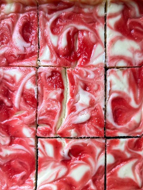 Strawberry Cheesecake Brownies | Ash Baber Strawberry Cheesecake Blondies, Strawberry Cheesecake Brownies Recipe, Strawberry Cheesecake Brownies, Wicked Desserts, Ash Baber, Red Velvet Cheesecake Brownies, Pineapple Angel Food, Cheesecake Brownies Recipe, Strawberry Cheesecake Bars