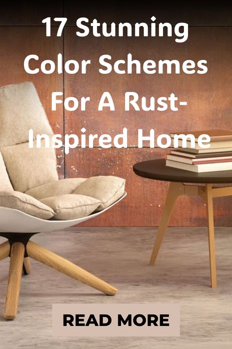 17 Stunning Color Schemes for a Rust-Inspired Home Rustic Interior Color Schemes, Rusty Orange Color Palette, Terra Cotta Color Palette, Rust Color Palette, Rust Color Schemes, Rustic Color Palette, Rustic Color Palettes, Orange Color Palettes, Cinnamon Color