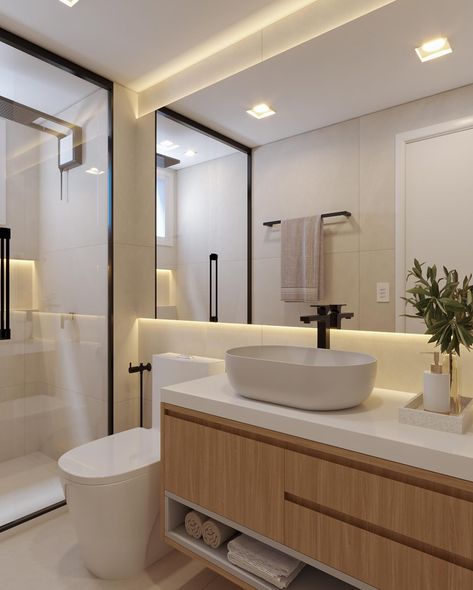 Bathroom Interior Design Modern, Bathroom Design Layout, Condo Interior, Washroom Design, Casa Vintage, Toilet Design, Tiny Bathroom, Barbie Dream House, Minimalist Bathroom