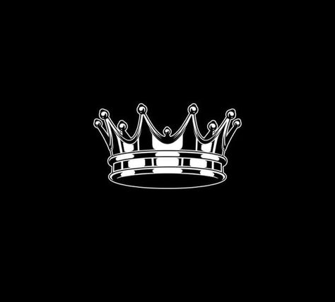 Crown Pfp, Black And White Crown, Miyamoto Musashi Art, Crown Icon, Instagram Profile Pic, Black Colour Background, Logo Wallpaper Hd, Logo Game, Stippling Art