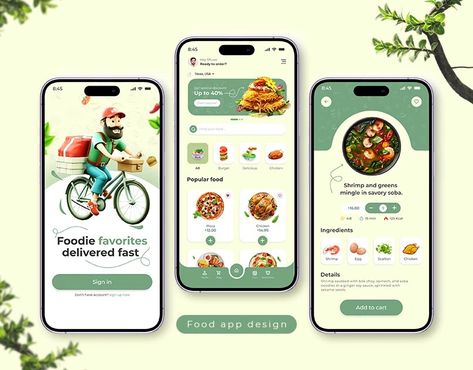 Food Delivery Mobile App and UIUX Case Study :: Behance Healthy Food App Design, Food Delivery App Ui Design, Uiux Portfolio, Food App Design, Delivery App Design, Food App Ui, Food Delivery Logo, Interface App, Creative App Design