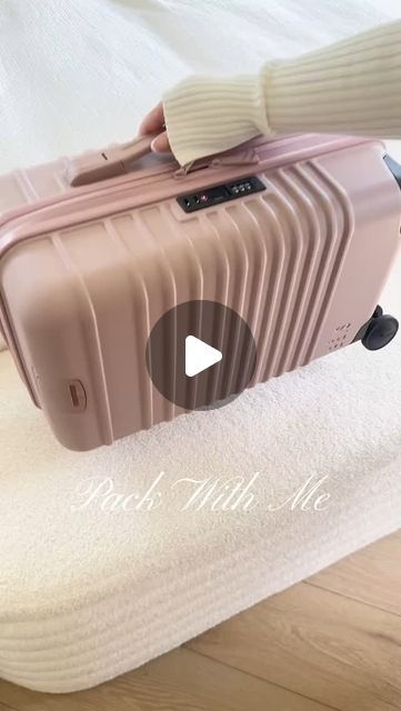 Anita Jane on Instagram: "AMAZED at what the new small carry-on luggage can fit!!! 🤍 It even fits on Frontier & Spirit! (beispartner) Link in bio or comment ‘let’s pack’ below & I’ll send you the details! P.S. Gave a little sneak peek of the new Beis luggage covers launching 6/26!! 

#beis #beistravel #packwithme #packingtips #packingcubes #ltktravel Packing for vacation, packing backs, packing cubes for travel, beis luggage, beis atlas pink, toiletry bag, Louis Vuitton train case, pack my toiletries, asmr packing" Beis Luggage, Small Carry On Luggage, Packing For Vacation, Bag Louis Vuitton, Luggage Covers, Vacation Packing, Packing Cubes, Train Case, Carry On Luggage