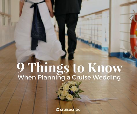 If you're thinking about getting married on-board or in port, here are some key things to consider before you take the plunge. #cruiseship #cruise #cruisetips #travel #traveltips #wedding #weddingplanning Cruise Wedding Checklist, Cruise Ship Elopement, Carnival Cruise Wedding Pictures, Cruise Ship Wedding Ideas, Cruise Wedding Ideas, Cruise Wedding Dress, Carnival Cruise Wedding, Virgin Cruises, Royal Carribean Cruise