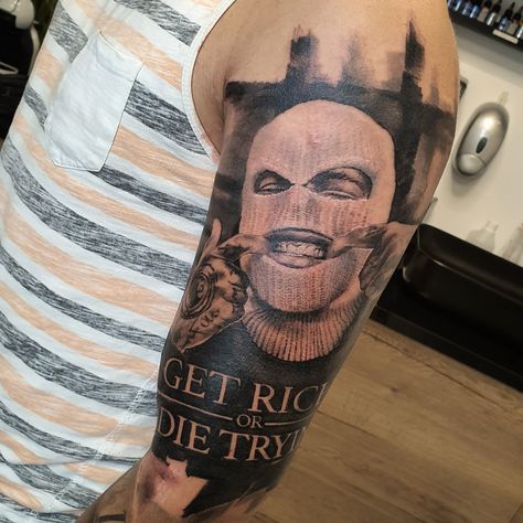 Ski Mask Tattoo Men, Masked Tattoo, Mask Tattoo Men, Ski Mask Tattoo Design, Balaclava Tattoo, The Mask Tattoo, Hustler Tattoo, Ski Mask Tattoo, Tattoo Mask