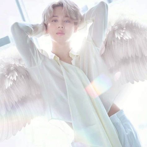 Angelcore Outfits Boy, Angelcore Aesthetic White, Jimin Fairy, Angelcore Outfits, Jimin + Core + Aesthetic, Jimin Angel, Angelcore Aesthetic, Jimin Fanart, Angel Aesthetic