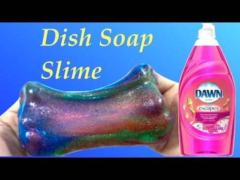 How To Make Color Glitter Hand Soap Slime!!DIY Slime Without Glue,Shaving Cream or Liquid Starch - YouTube Laundry Detergent Slime, Diy Oobleck, Slime Without Activator, Borax Detergent, Diy Galaxie, Slime With Shampoo, Make Slime Without Glue, Dish Soap Slime, Caterpillar Preschool