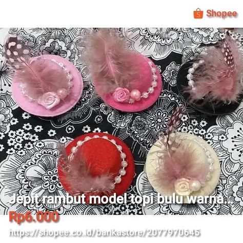 BANDANA BAYI BANTAL CINCIN di Instagram "Jepit rambut topi" Bandana Bayi, Diy And Crafts, Instagram