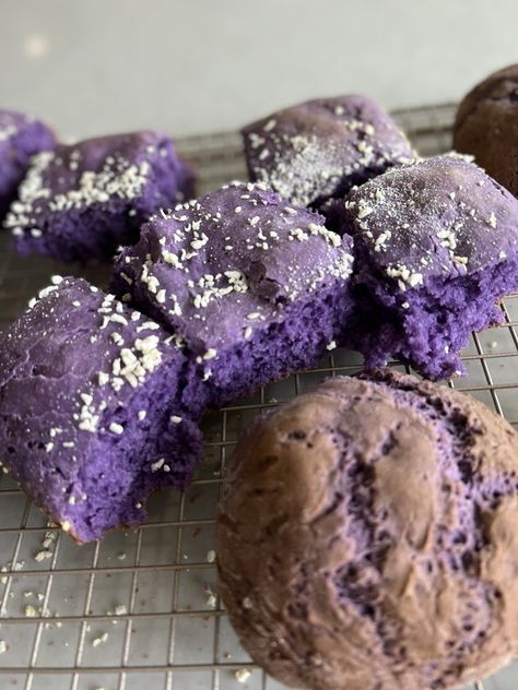 Ube Cheese Pandesal, Asian Baking, Gluten Free Quick Bread, Gluten Free Panko, Gluten Free Milk, Gluten Free Bread Crumbs, Milk Bread, Modern Asian, Dough Ingredients