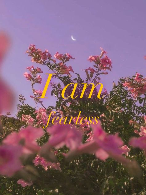 I am fearless From the I am app: http://itunes.apple.com/app/id874656917?at=11lv8V&ct=shIAm I Am Fearless, Fearless Aesthetic, True Love Waits, Phone Quotes, Chasing Dreams, Divine Feminine Spirituality, Unspoken Words, Manifestation Board, Autumn Quotes