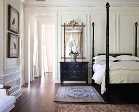 master bedroom moulding - Crazy Wonderful Traditional Bedroom Decor, Mirror On The Wall, Traditional Bedroom, Style Deco, Decor Pillows, Dreamy Bedrooms, White Rooms, Beautiful Bedrooms, Dream Bedroom