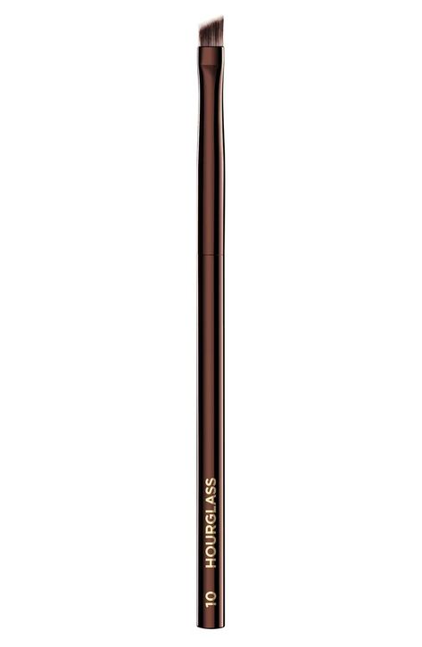 HOURGLASS No. 10 Angled Liner Brush | Nordstrom Freetime Activities, Eyeliner Application, Powder Products, Liner Brush, Styling Brush, Eyeliner Brush, Diy Kits Gift, Makeup Tools Brushes, Makeup Tools