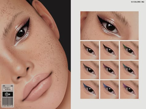 Sims 4 Cc Women Eyeliner, Sims 4 Realistic Makeup, The Sims Resource Sims 4 Make Up, Sims 4 Cc Sims Resource Makeup, Sims 4 Cc Eyeliner Egirl, Sims 4 Cc Makeup Eyeshadow Natural, Sims 4 Cc Realistic Makeup, Sims 4 Cc Eyemakeup, Sims Cc Makeup Eyeliner