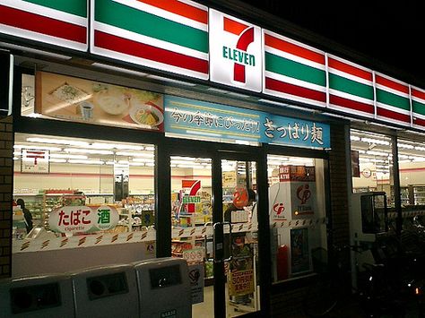 7-Eleven convenience store – Japan by Minale Tattersfield Roadside Retail, via Flickr 711 Store Aesthetic, 7 Eleven Aesthetic Night, Seven Eleven Aesthetic Store, 7/11 Night, 7/11 Store 7 Eleven, 7/11 Store, Convenience Store Aesthetic Night, Convince Store Aesthetic, Convenience Store Drawing