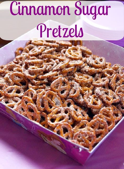 Cinnamon Sugar Pretzels, Pretzel Snacks, Simple Desserts, Gluten Free Pretzels, Cereal Snacks, Chex Mix Recipes, Snack Mix Recipes, Kids Food, Yummy Eats