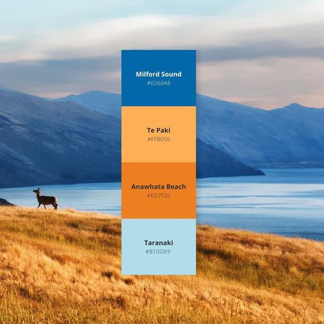 New Zealand Colour Palette, Africa Colour Palette, Mountain Colour Palette, Travel Colour Palette, Mountains Color Palette, Country Colour Palette, Canvas Color Palette, Travel Color Palette, Mountain Color Palette