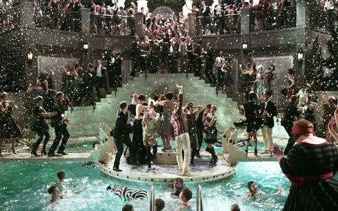 party Gatsby House, The Great Gatsby Movie, Gatsby Movie, The Great Gatsby 2013, 1920s Aesthetic, Party Like Gatsby, Jay Gatsby, Great Gatsby Party, Gatsby Party