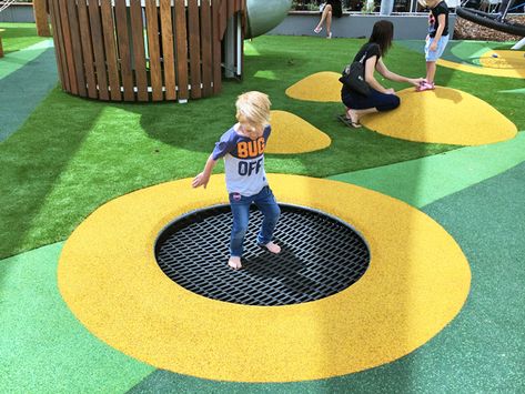 Rubber Playground Flooring, Rubber Playground, Daycare Design, Kindergarten Design, Children Park, Park Playground, Sensory Room, Playground Design, Play Areas