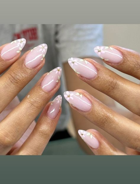 Light Pink Nail Designs, Baby Shower Nails, Pastel Pink Nails, Light Baby Pink, Baby Pink Nails, Light Pink Nails, Baby Nails, Almond Shape Nails, Pink Nail Designs