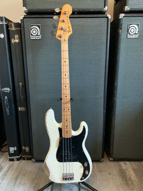 1976 Fender Precision Bass | eBay Precision Bass Fender, Fender Precision Bass Guitar, Bass Guitars For Sale, Pretty Guitars, Fender Precision Bass, All About That Bass, Home Studio Music, Studio Gear, Guitars For Sale