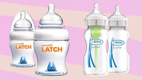 Newborn Bottles, Bottles For Breastfed Babies, Best Baby Bottles, Top Pic, Breastfed Baby, Baby Tips, Sleeping Through The Night, Nursing Mom, Bottle Feeding