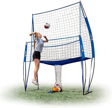 ANYTHING SPORTS Volleyball Training Equipment Practice Net Station, Nets - Amazon Canada Volleyball Protective Gear, Volleyball Training Equipment, Volleyball Nets, Volleyball Equipment, Sports Volleyball, Girls Volleyball, Volleyball Practice, Volleyball Knee Pads, Volleyball Net