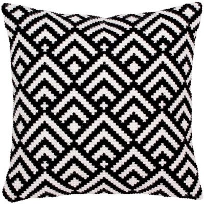 Cushion cross stitch kit Black-and-white - Collection d'Art > Collection d'Art > Cross stitch kits > The Stitch Company B.V. Black And White Cushions, Cross Stitch Cushion, Tapestry Kits, Crochet Pillows, Crochet Cushions, Cross Stitches, Crochet Tapestry, Crochet Pillow, Crochet Square