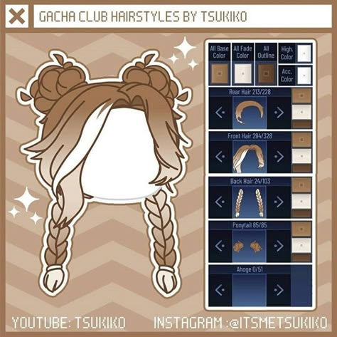 Gacha Club Hairstyles, Hair Gacha, Gacha Hair, Seni Dan Kraf, Club Hairstyles, Creative Drawing Prompts, Club Outfit Ideas, Character Creator, Club Life