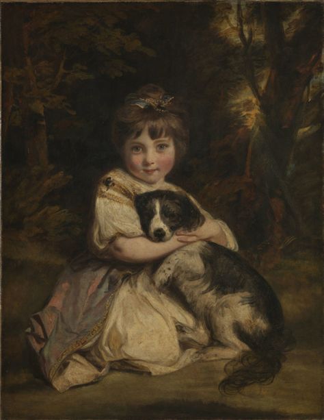 These 4 Cutest Joshua Reynolds' Children Will Make You Miss Childhood - DailyArtMagazine.com - Art History Stories Joshua Reynolds, English Art, Oil Painting Reproductions, Painting Reproductions, Painting Edges, Cavalier King Charles Spaniel, Cavalier King Charles, Famous Artists, Australian Shepherd