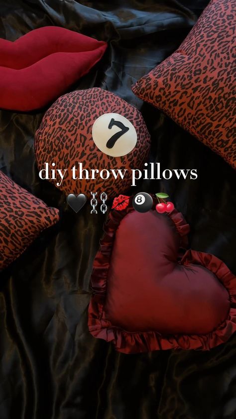 Diy throw pillows #diy #sewing #diythrowpillow #sewingproject #diyhomedecor #diypillow #homedecor Cool Throw Pillow, Pillow Diy Ideas How To Make, Bedroom Art Ideas Diy, Room Decor Sewing Projects, Household Diy Projects, Sewing Patterns Pillows, Diy Room Renovation Bedrooms, How To Sew Pillows, Things To Do Out Of The House